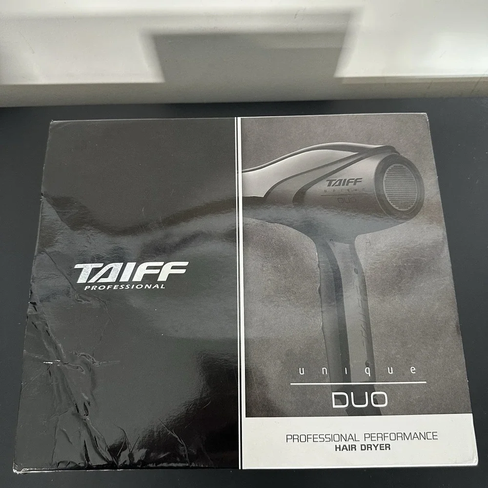 TAIFF Unique Duo Hair Dryer Professional 1875W Titanium Ionic Tourmaline Gray
